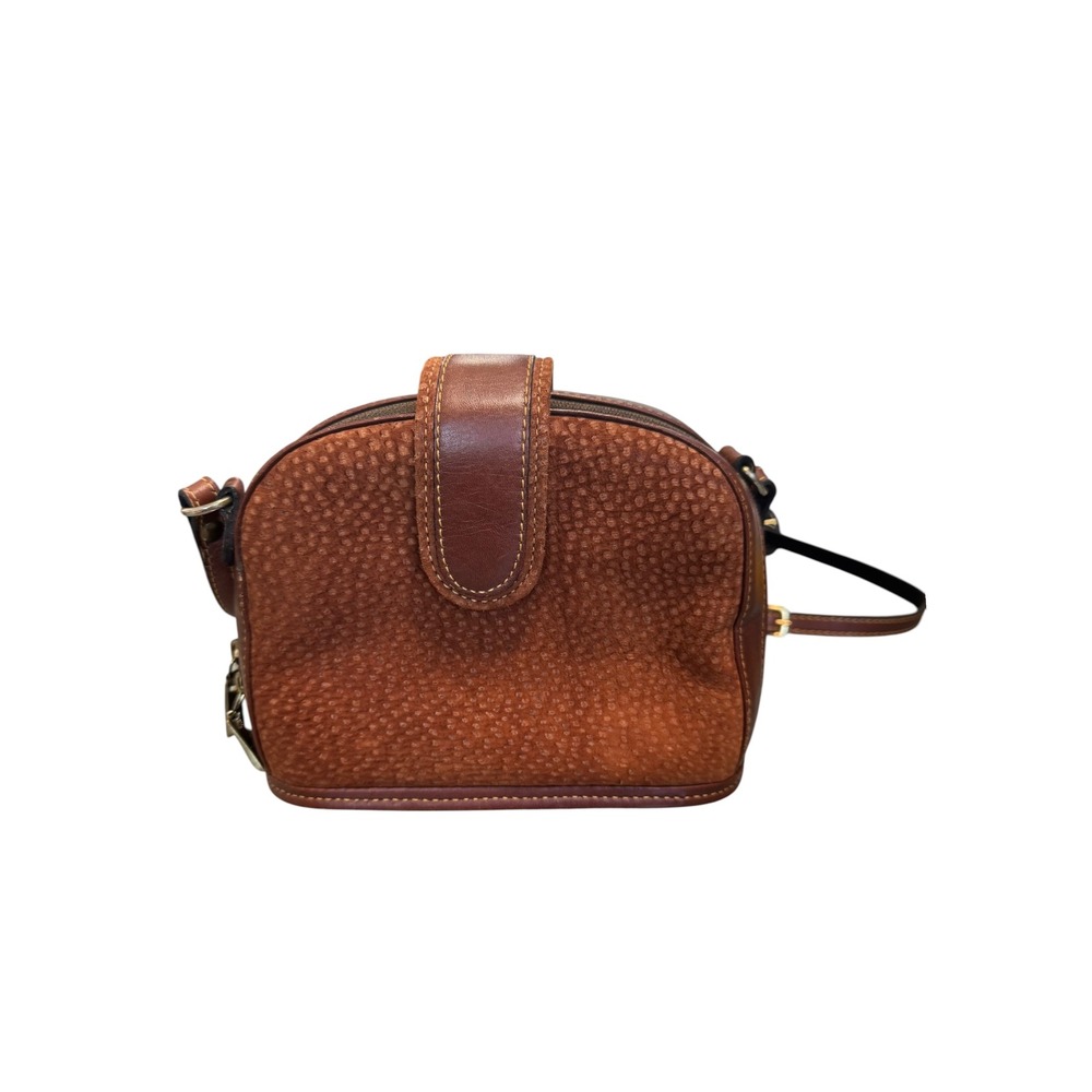 New Zafiro Argentina Brown Pebbled Leather Crossbody Bag Adjustable Strap - Picture 2 of 8